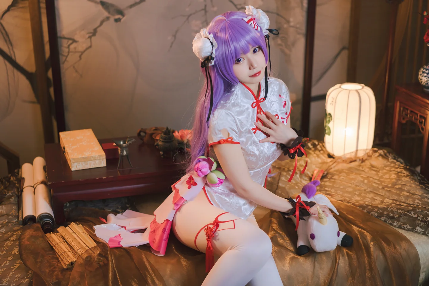 猫大人 - 碧蓝航线 独角兽 旗袍 [22P-348MB]